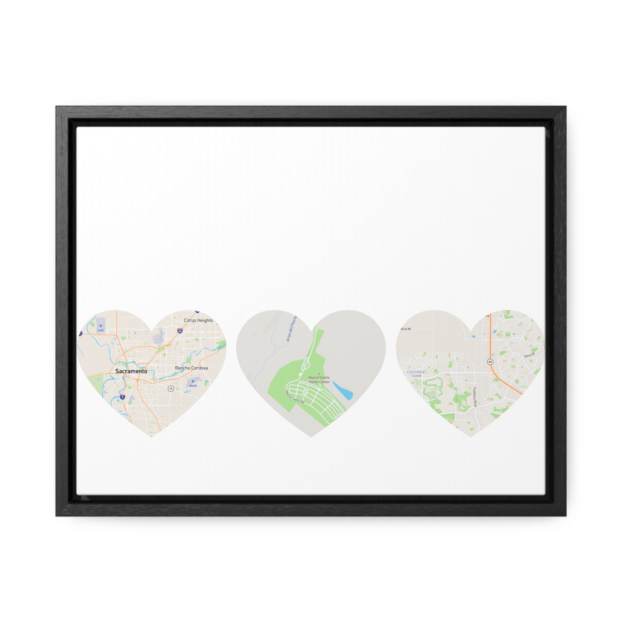 POD - Sensaria Hearts Option 1Gallery Canvas Wraps, Horizontal Frame
