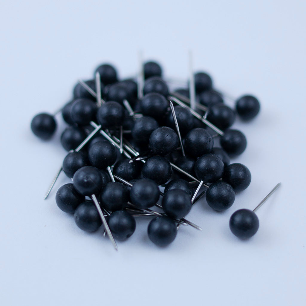 Round Map Pins - Multiple Colors - Pack of 50