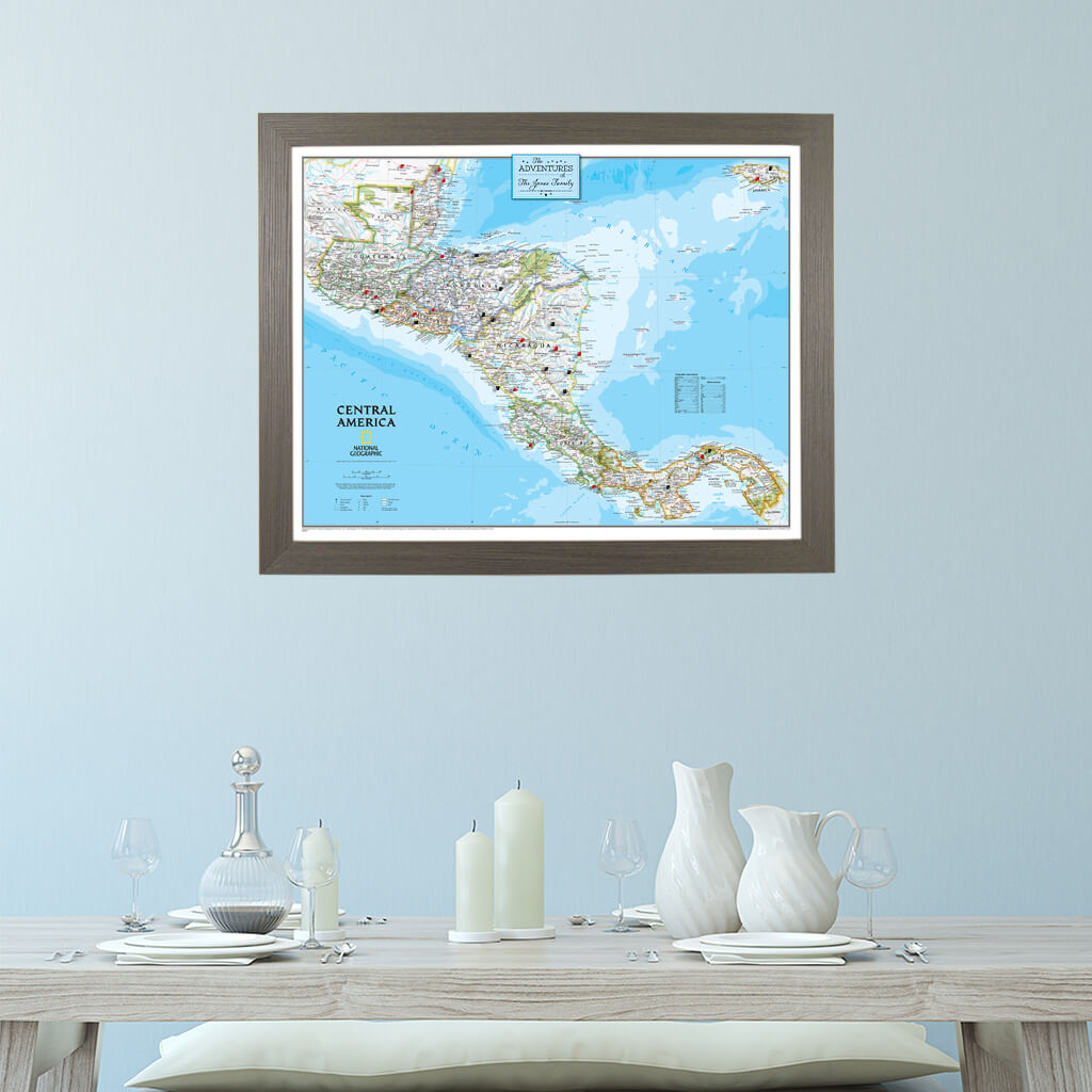 Canvas Classic Central America - Barnwood Gray Frame