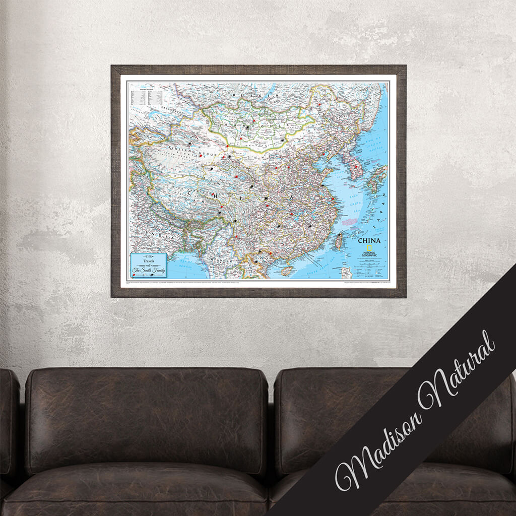 Canvas Classic China - Madison Natural Premium Frame