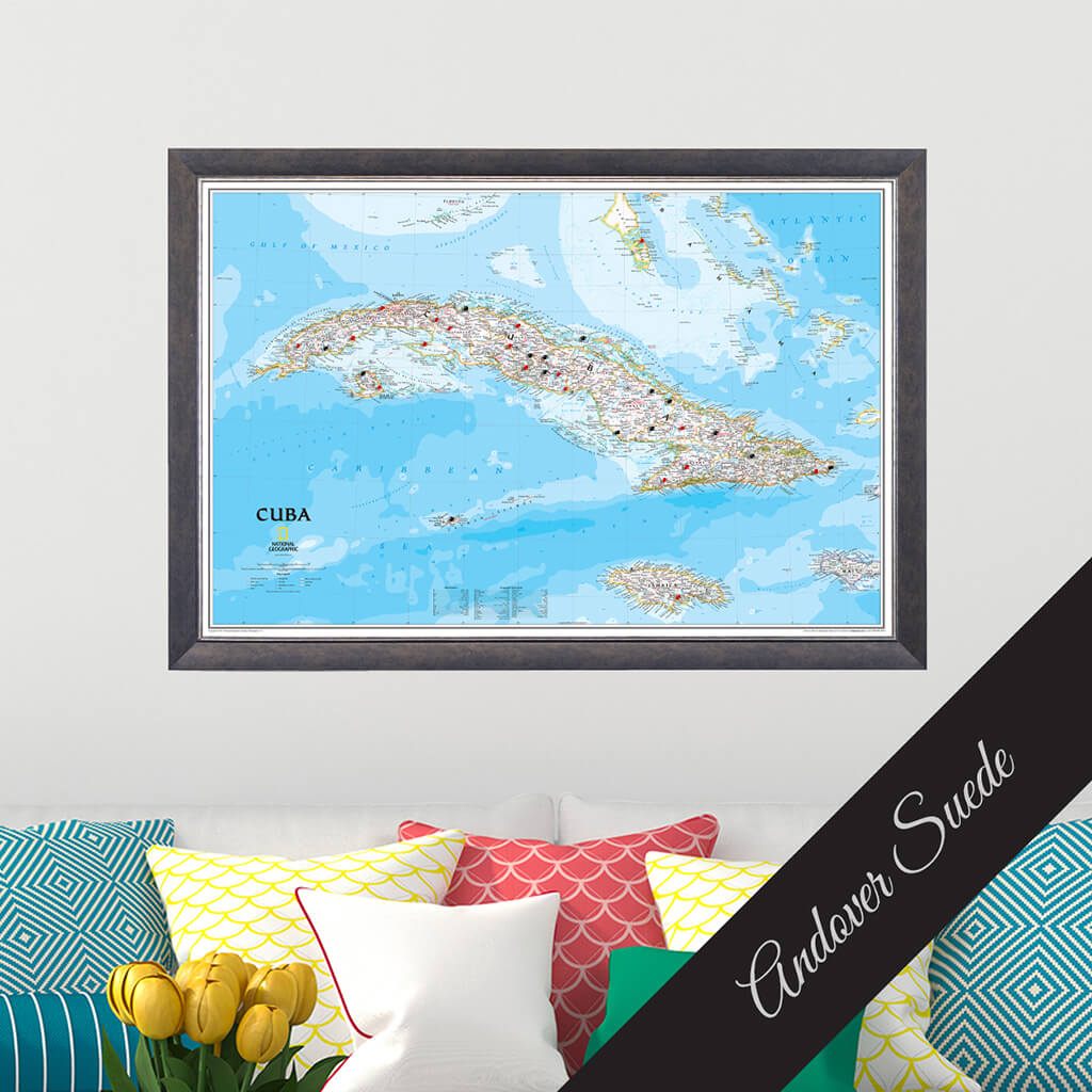 Canvas Classic Cuba - Andover Suede Premium Frame