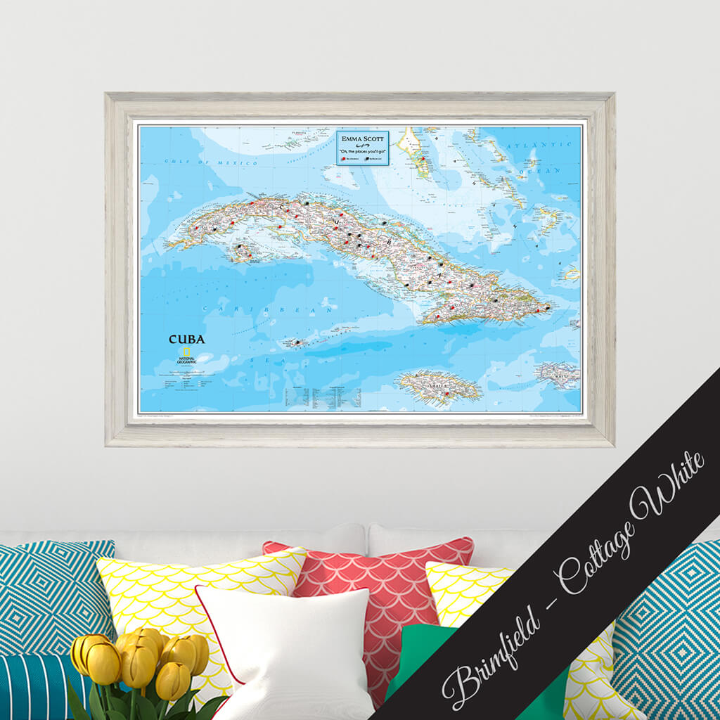 Canvas Classic Cuba - Brimfield Cottage White Premium Frame