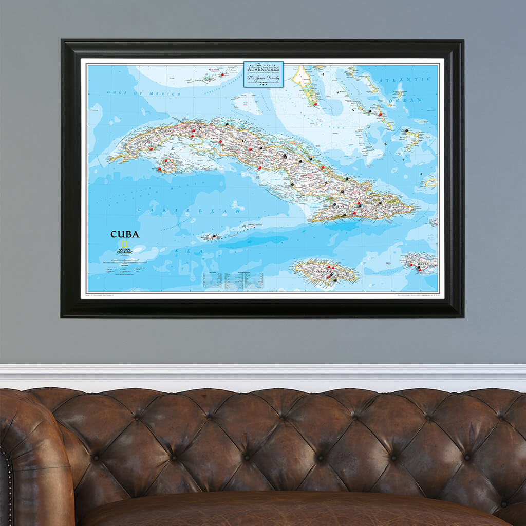 Canvas Classic Cuba - Black Frame