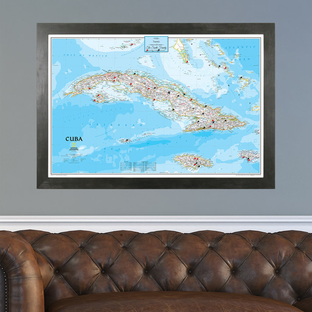 Canvas Classic Cuba - Rustic Black Frame