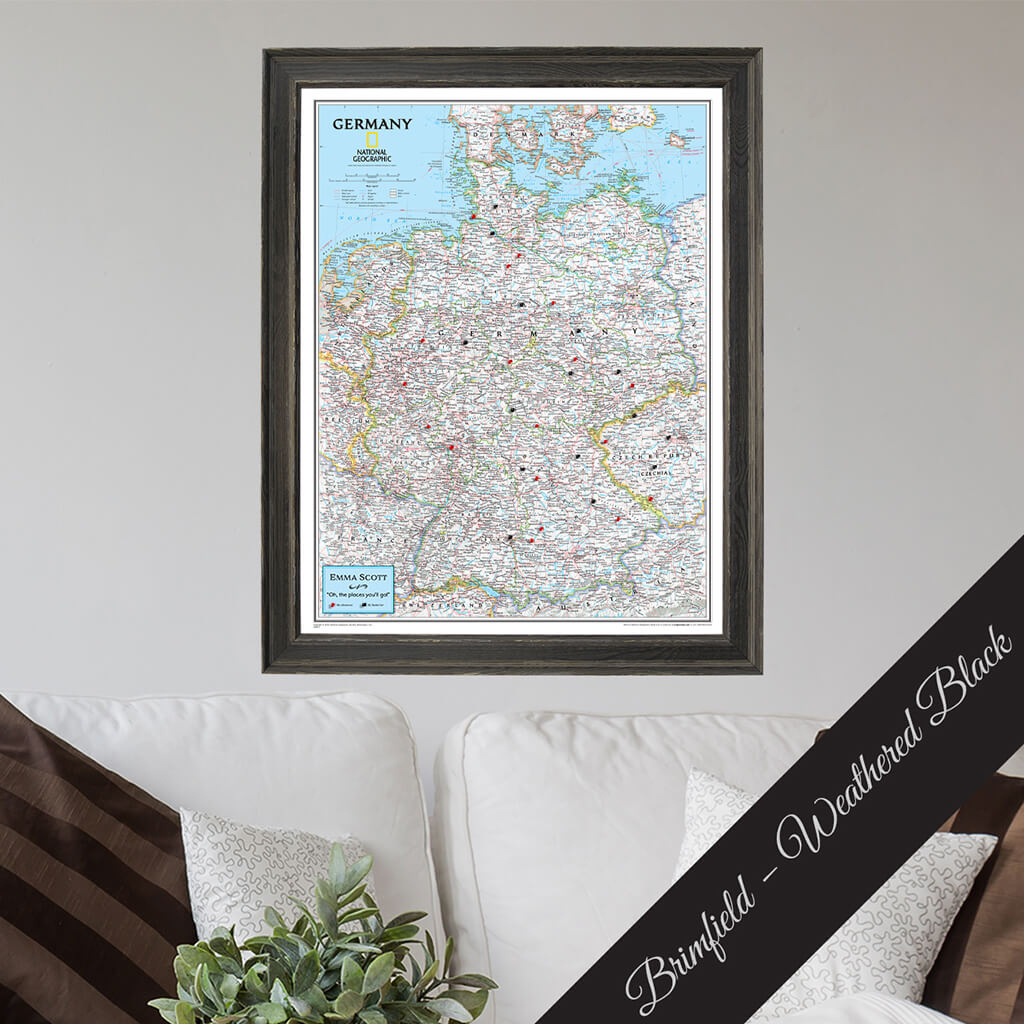 Canvas Classic Germany -Brimfield Weathered Black Premium Frame