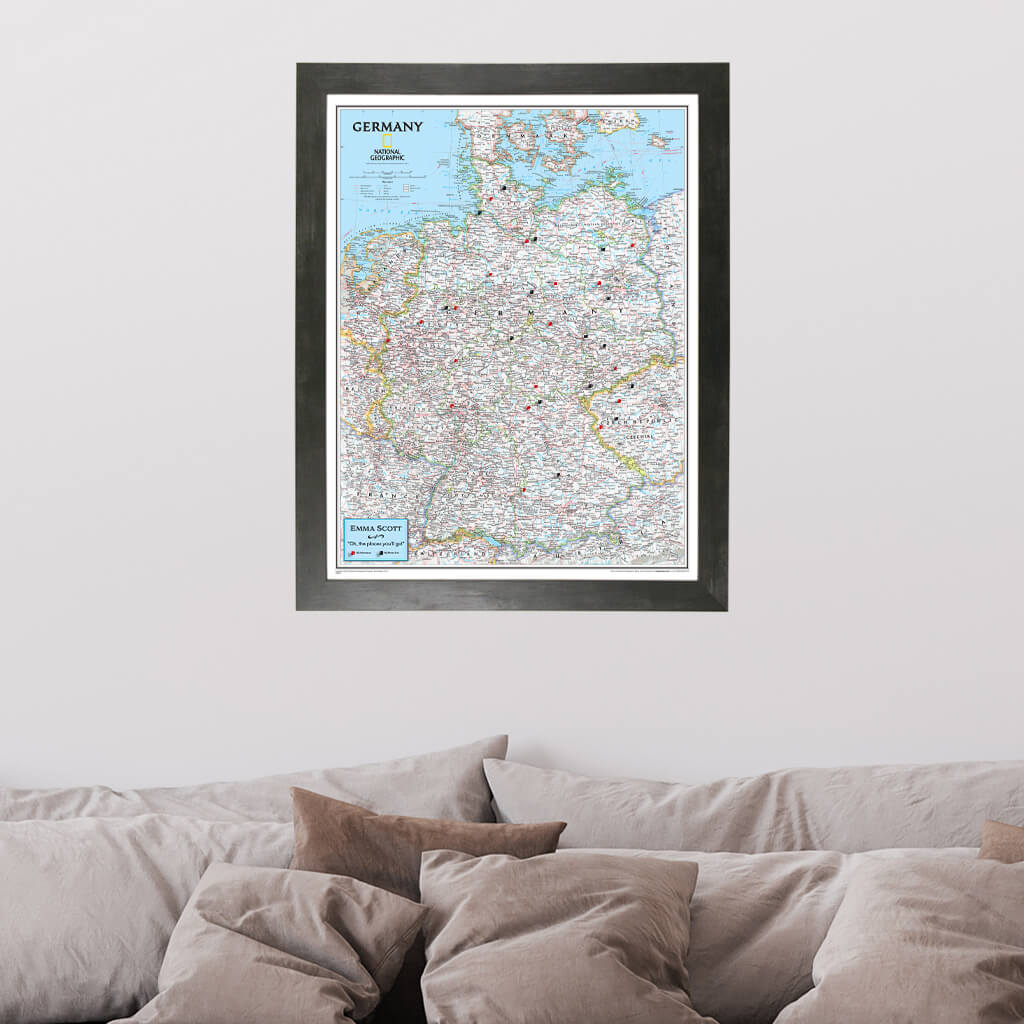 Canvas Classic Germany - Rustic Black Frame