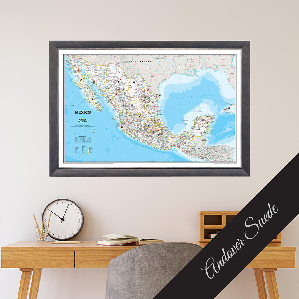 Canvas Classic Mexico - Andover Suede Premium Frame