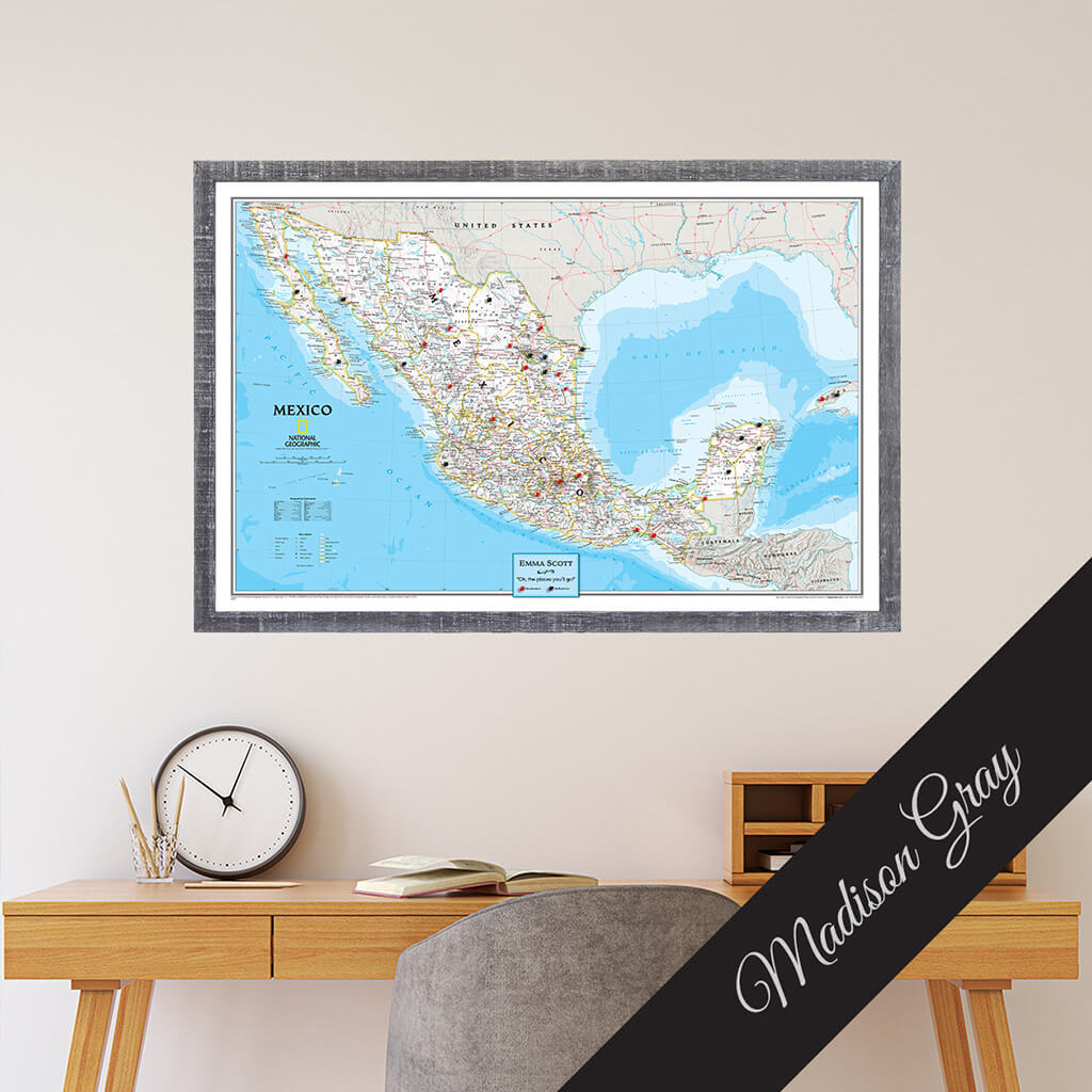 Canvas Classic Mexico - Madison Gray Premium Frame