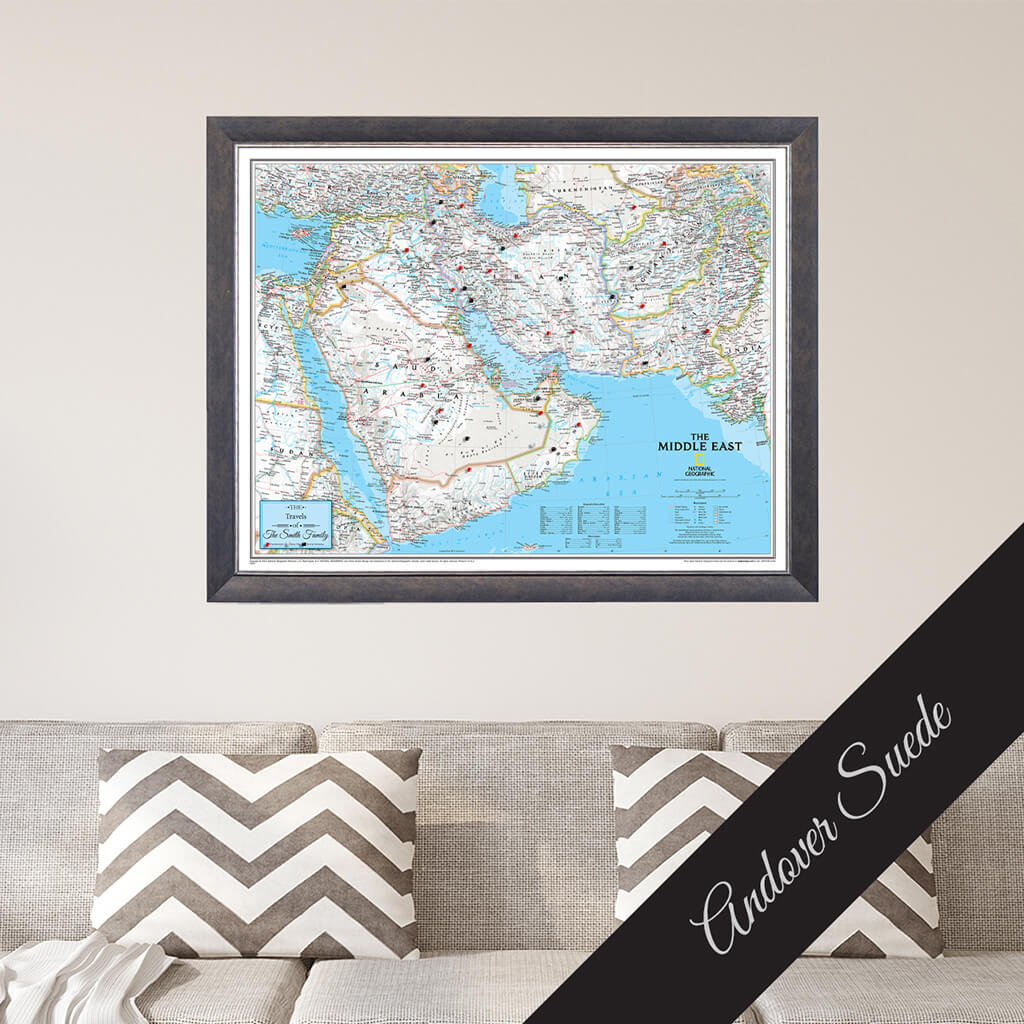 Canvas Classic Middle East  - Andover Suede Premium Frame