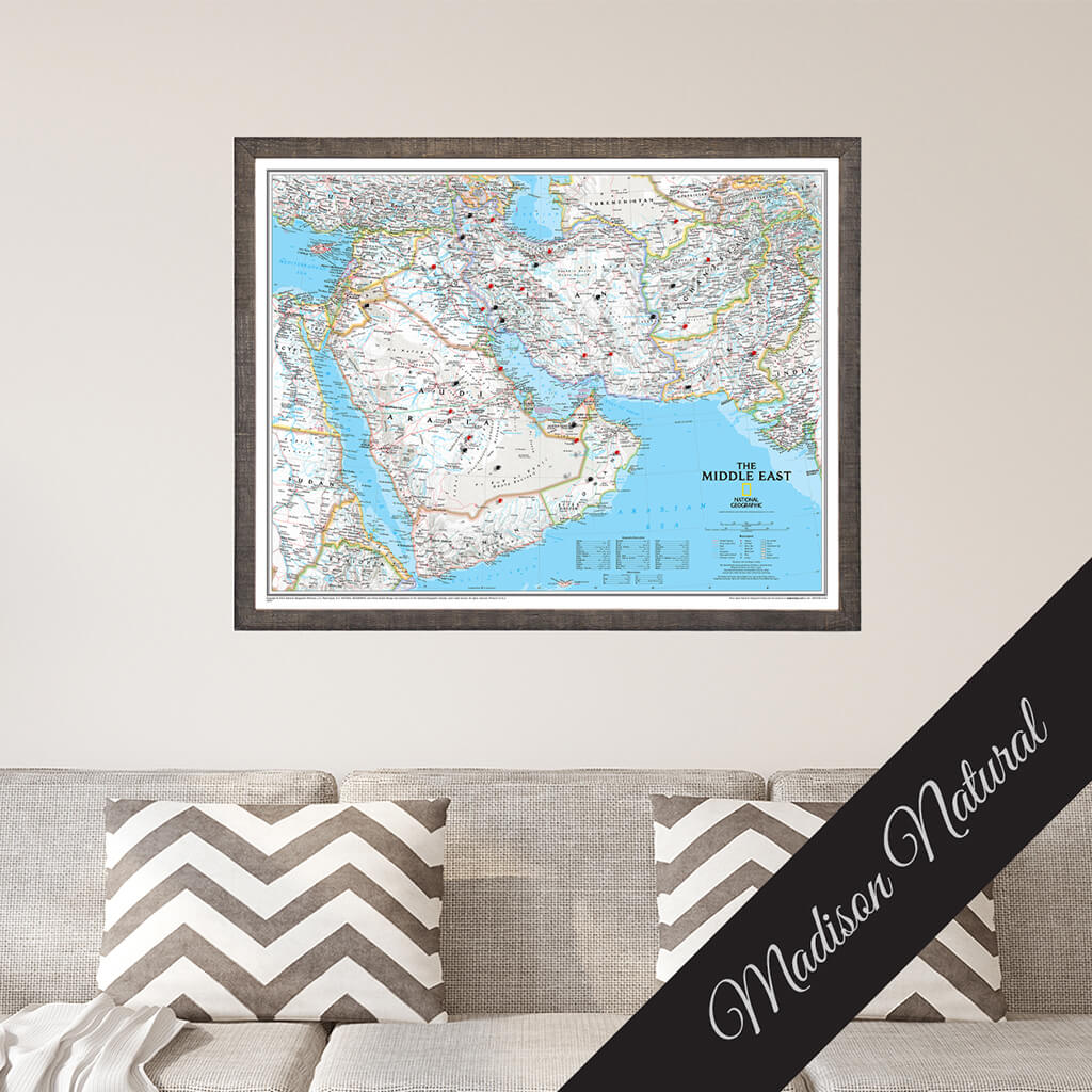 Canvas Classic Middle East  - Andover Madison Natural Premium Frame