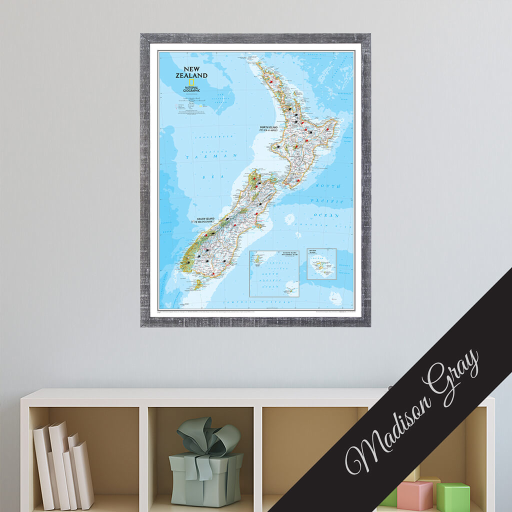 Canvas Classic New Zealand - Madison Gray Premium Frame