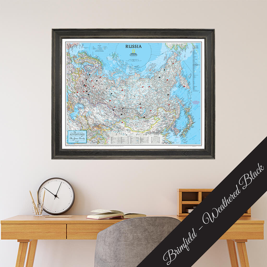 Canvas Classic Russia - Brimfield Weathered Black Premium Frame
