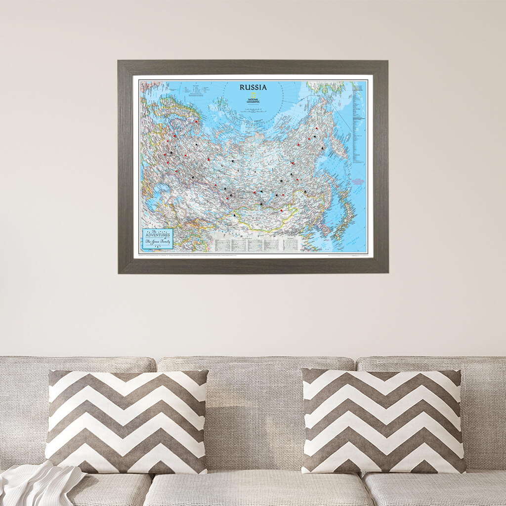 Canvas Classic Russia - Barnwood Gray Frame