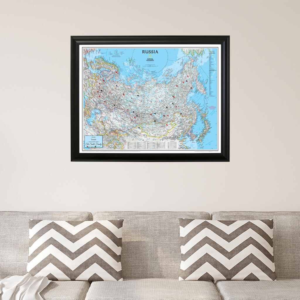 Canvas Classic Russia - Black Frame