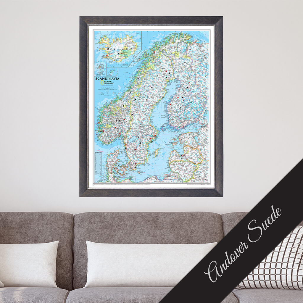 Canvas Classic Scandinavia - Andover Suede Premium Frame