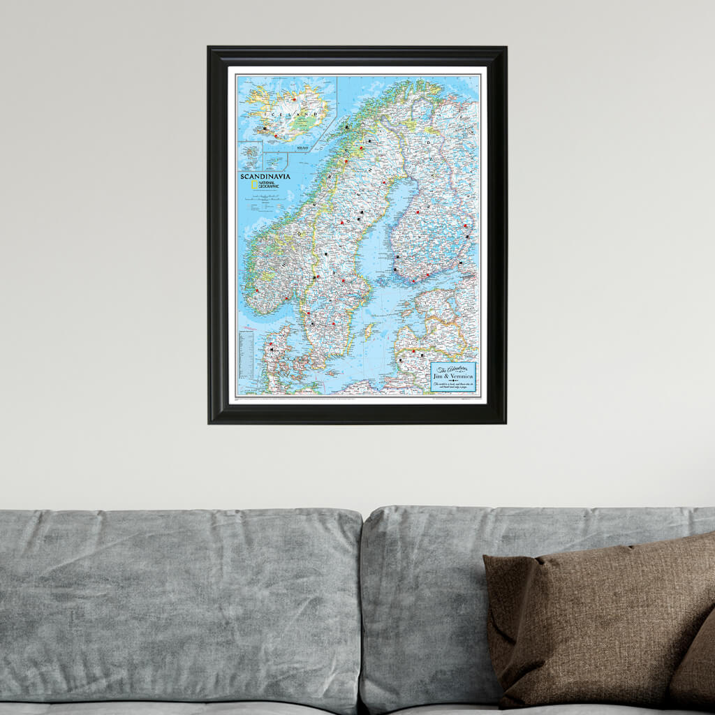 Canvas Classic Scandinavia - Black Frame