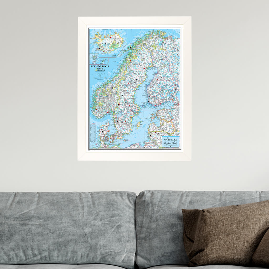 Canvas Classic Scandinavia - Textured White Frame