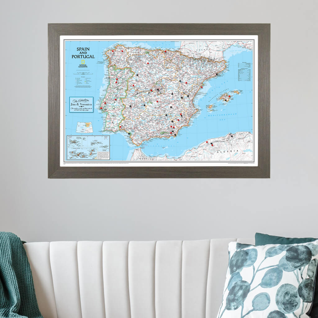 Canvas Classic Spain and Portugal - Barnwood Gray Frame