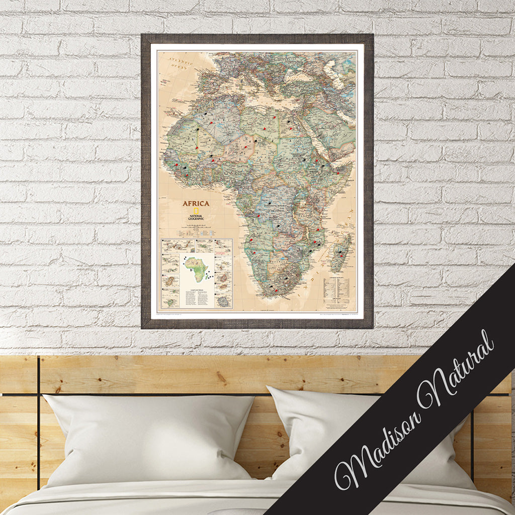 Canvas Executive Africa - Madison Natural Premium Frame