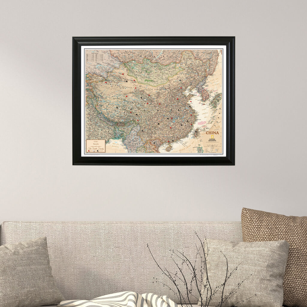Canvas Executive China - Black Frame