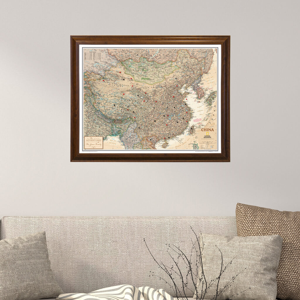 Canvas Executive China - Brown Frame