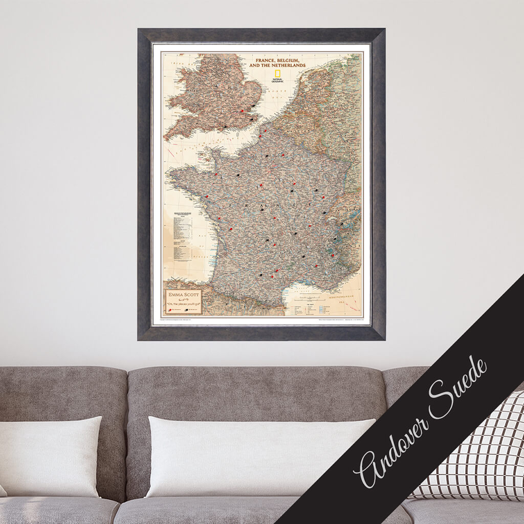 Canvas Executive France, Belgium, and The Netherlands - Andover Suede Premium Frame