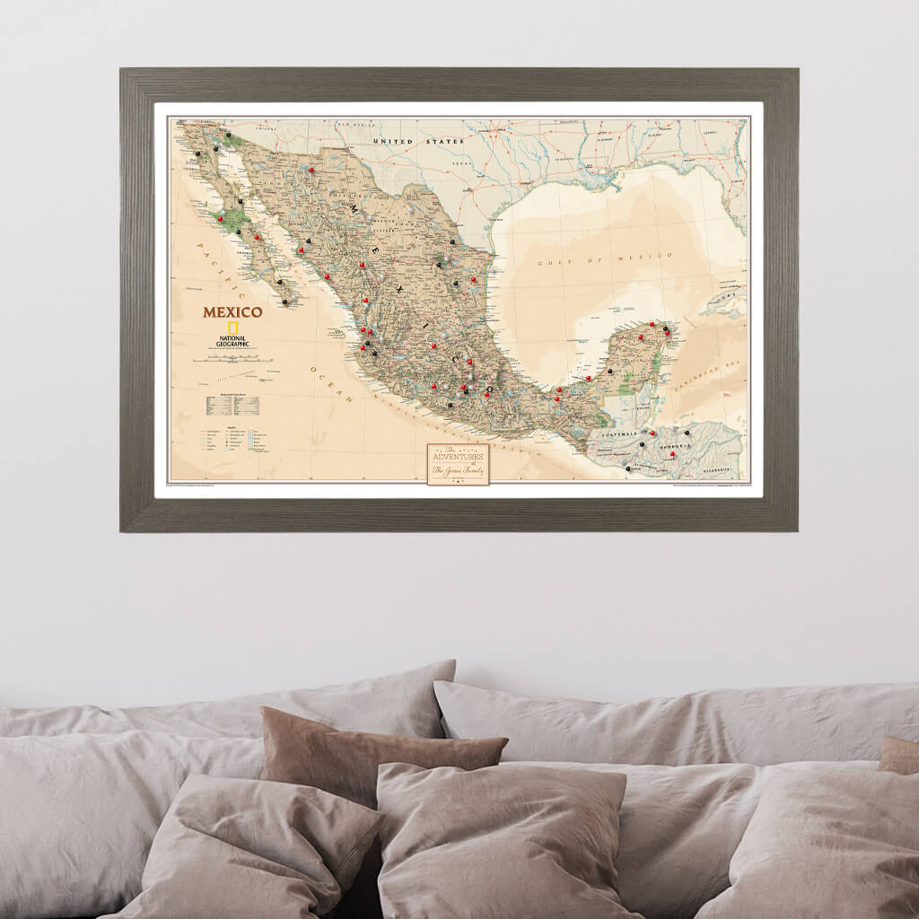 Canvas Executive Mexico - Barnwood Gray Frame