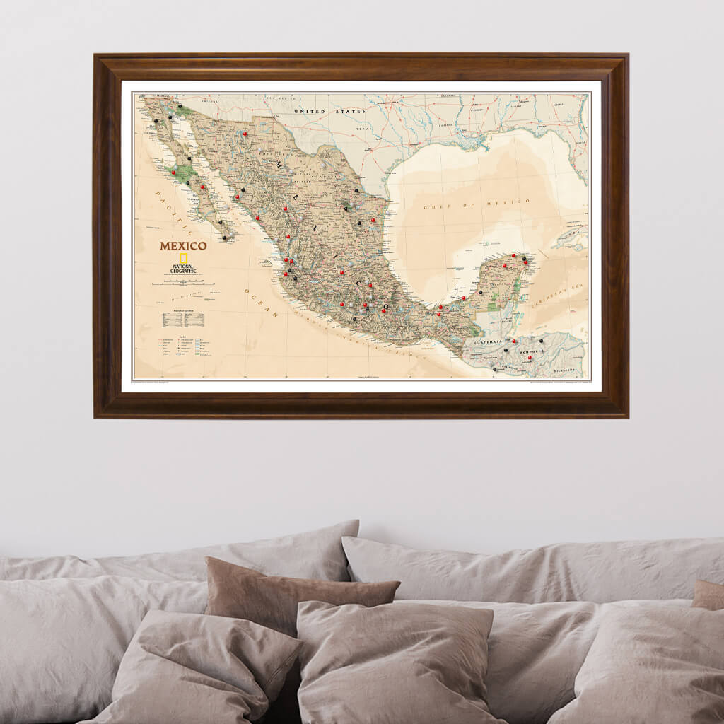 Canvas Executive Mexico - Brown Frame