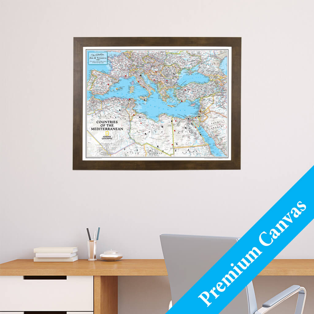 Canvas Classic Countries of the Mediterranean Main Image