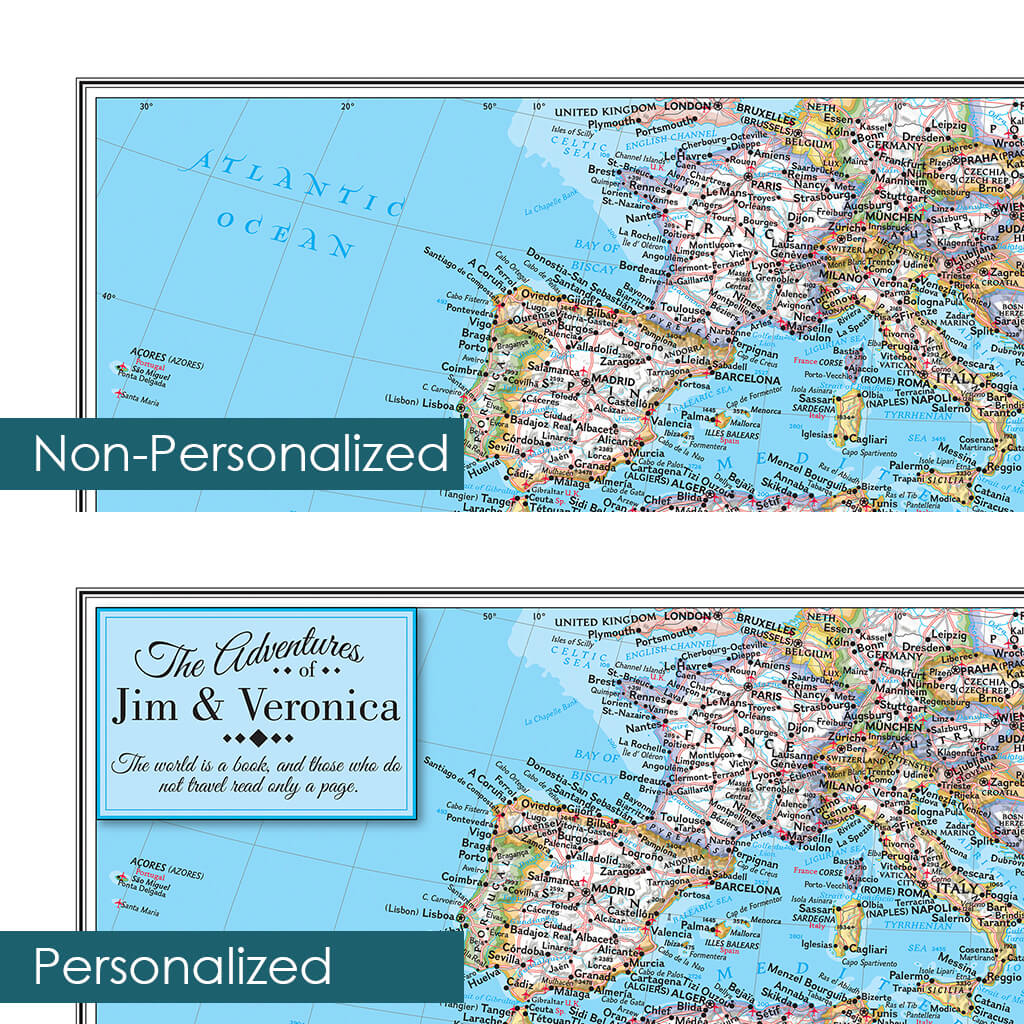 Canvas Classic Africa Personalization comparison