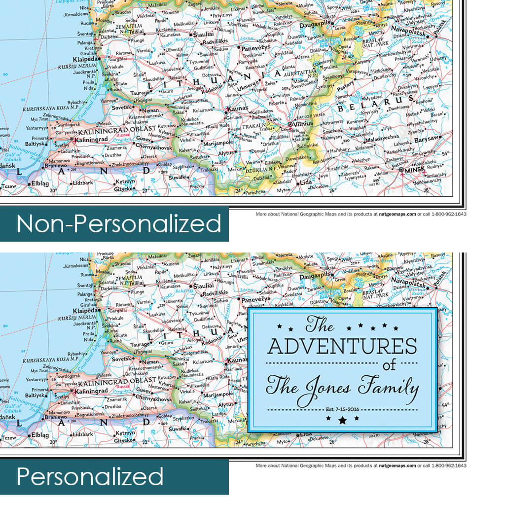Canvas Classic Scandinavia Personalization Comparison