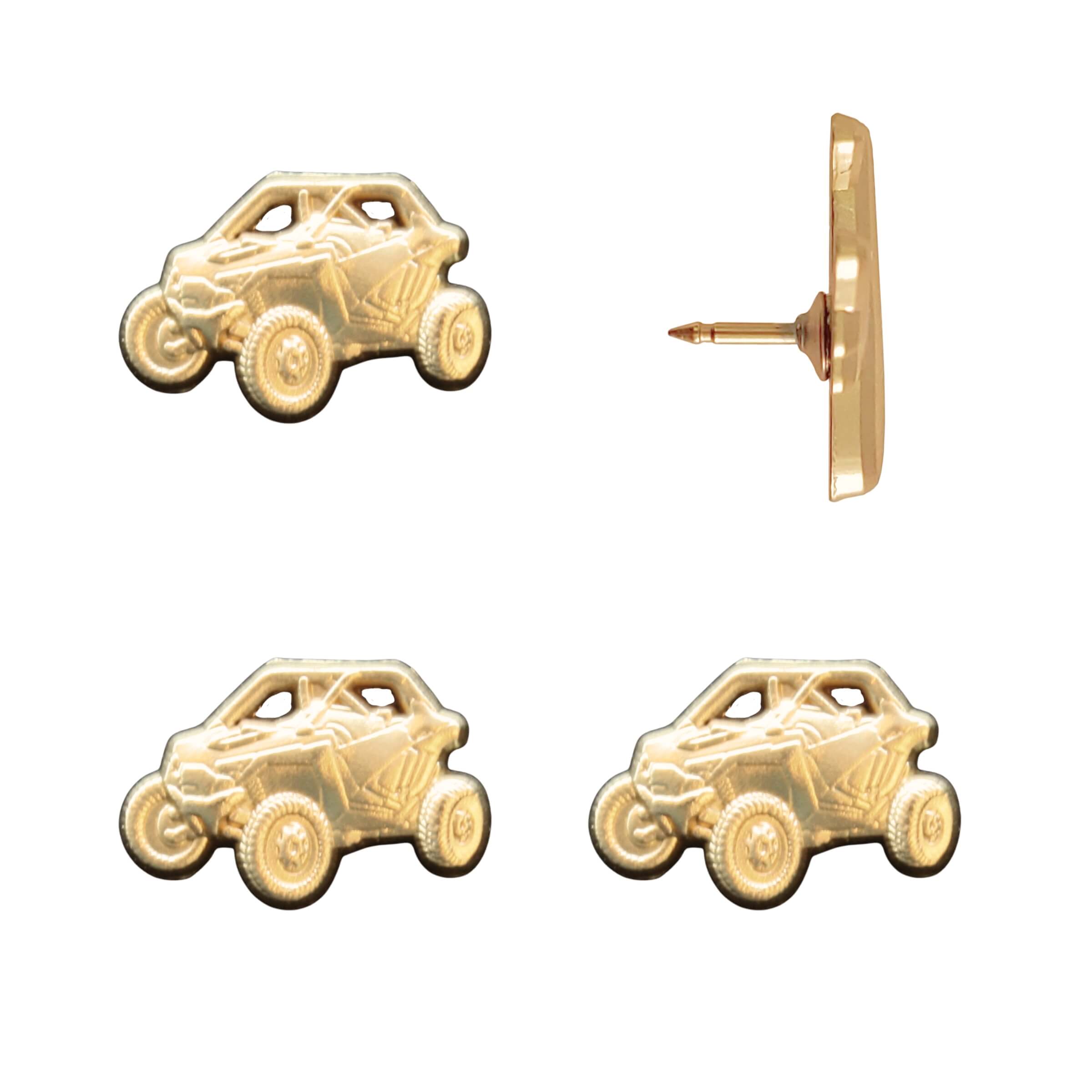UTV Push Pins Gold Pack of 4