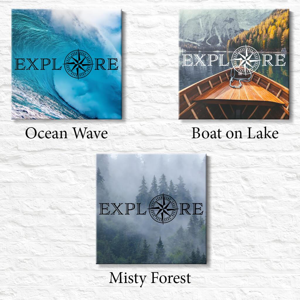 Explore - Travel Decor - All Options