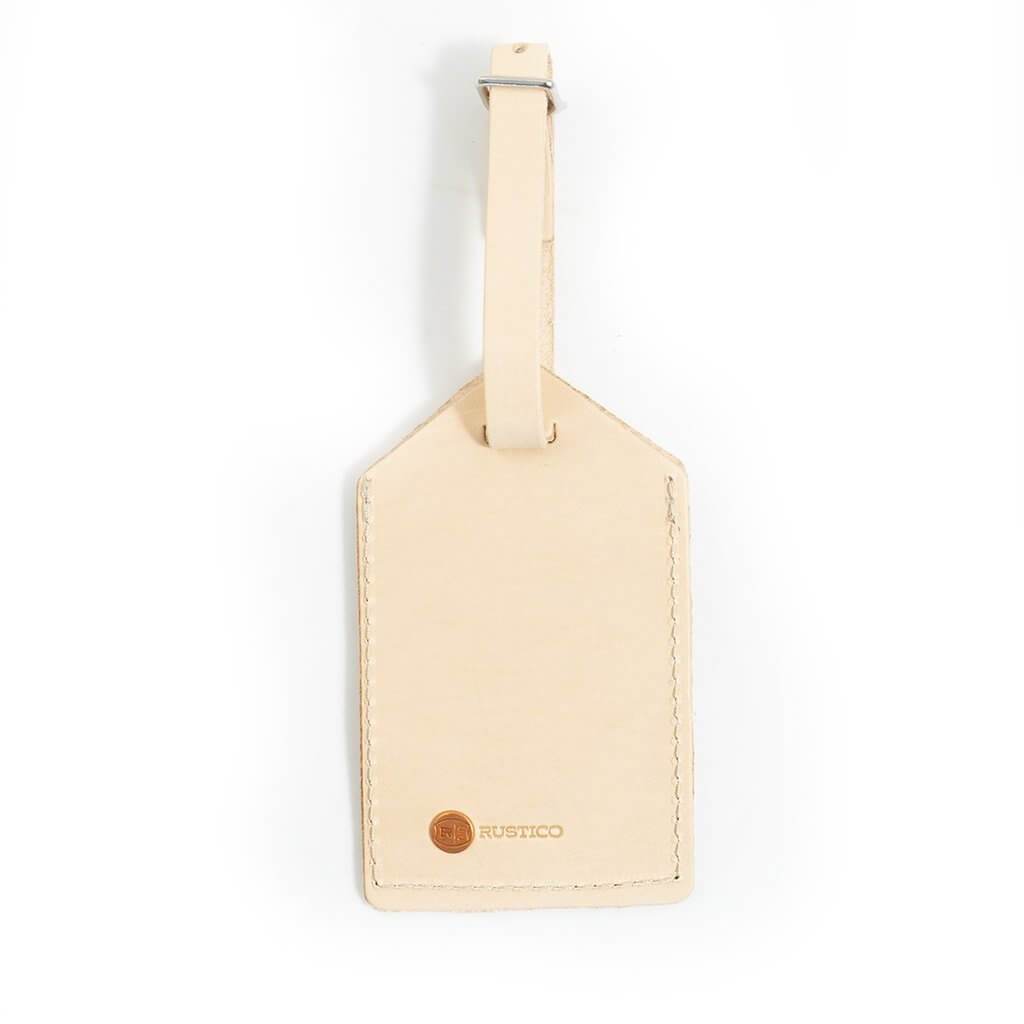 Natural Leather Luggage Tag