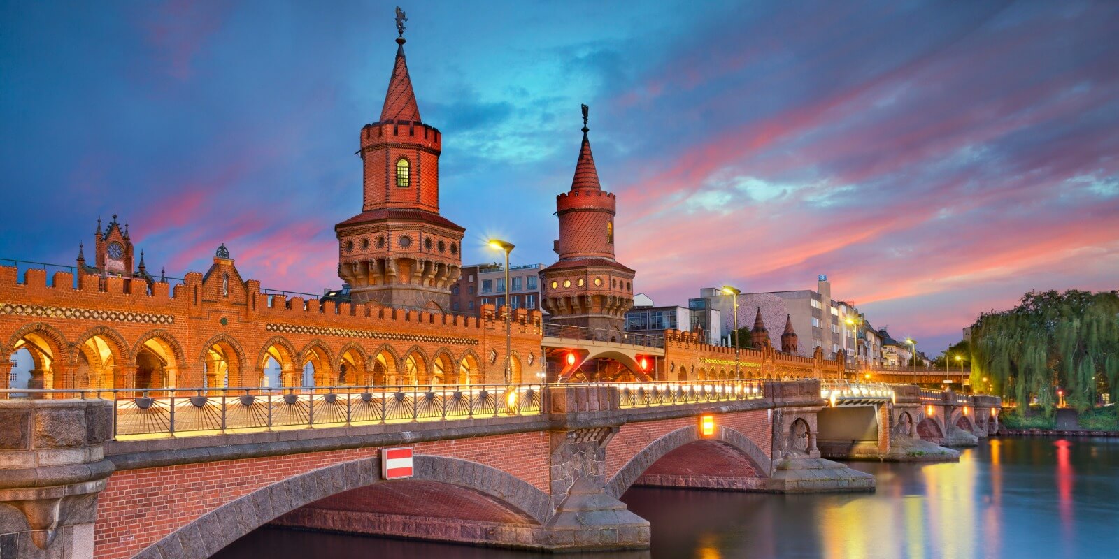 Oberbaum Bridge in Berlin 