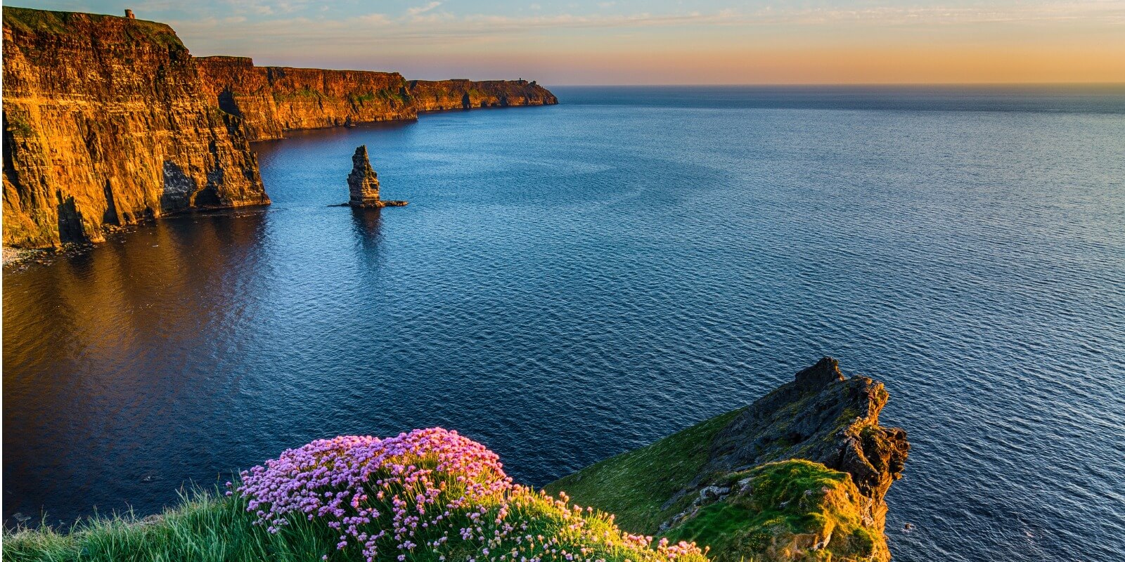 The Cliffs of Moher West coast of Ireland. 