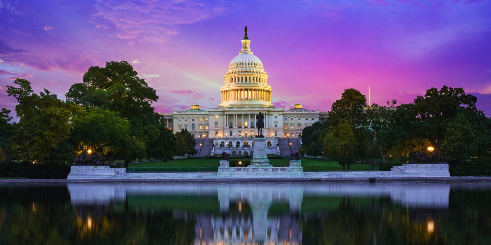 View of World Famous US Capitol Building