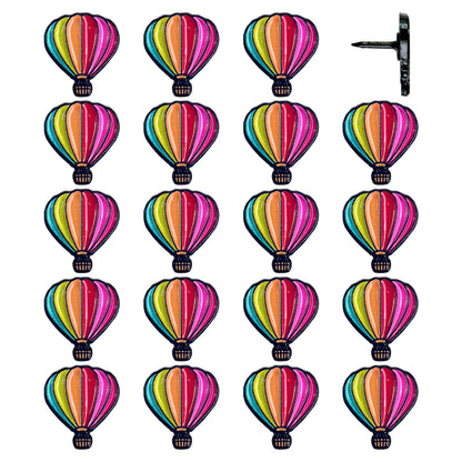 Hot Air Balloon Push Pins - Set of 20