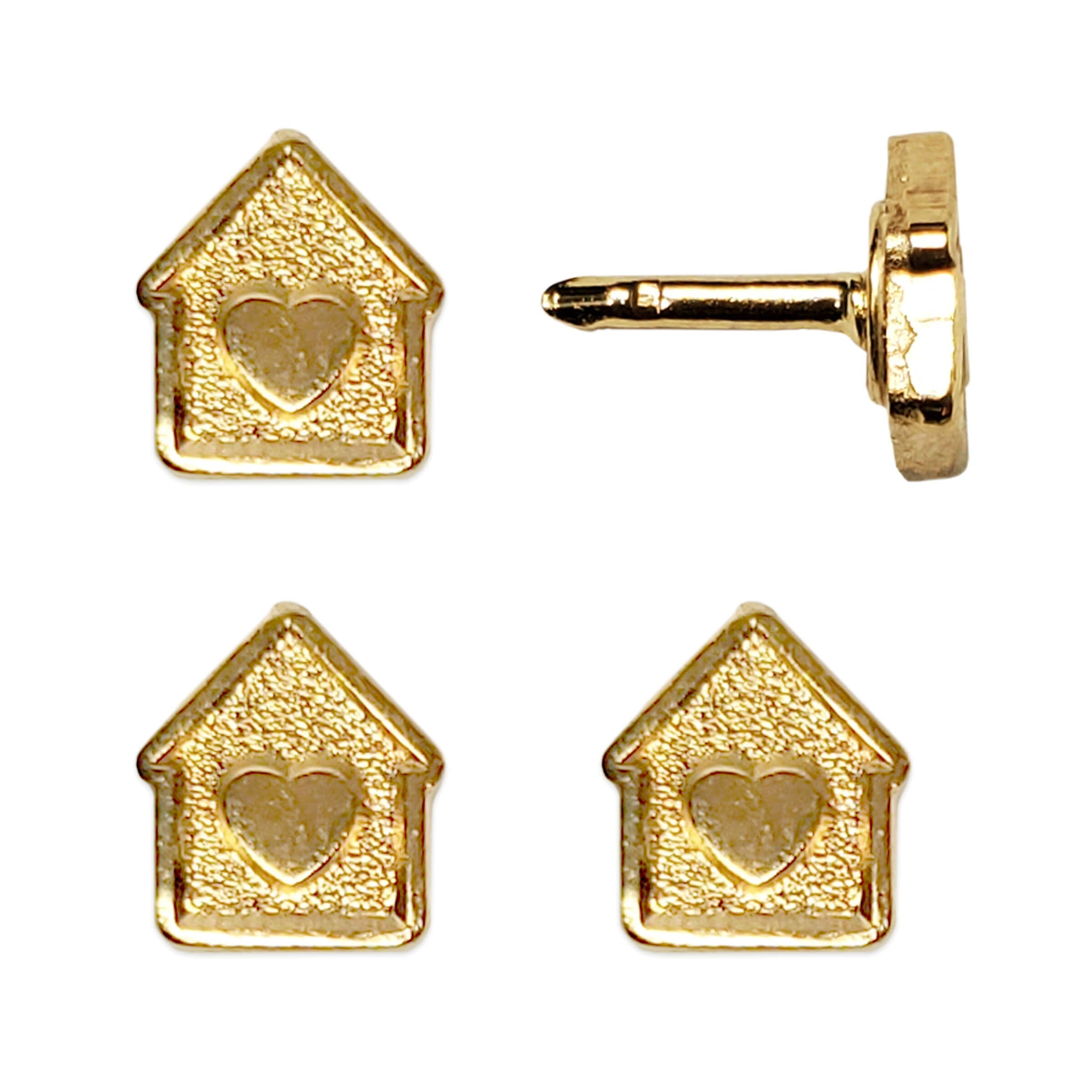 Mini House Push Pins - Silver & Gold House Pins