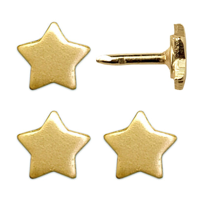 Mini Star Push Pins - Gold & Silver Mini Star Pins