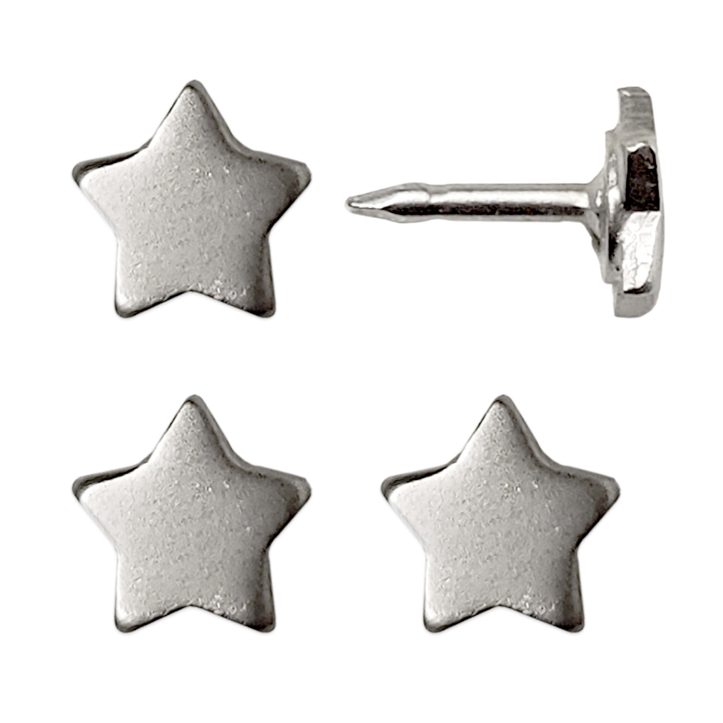 Mini Star Push Pins - Gold & Silver Mini Star Pins