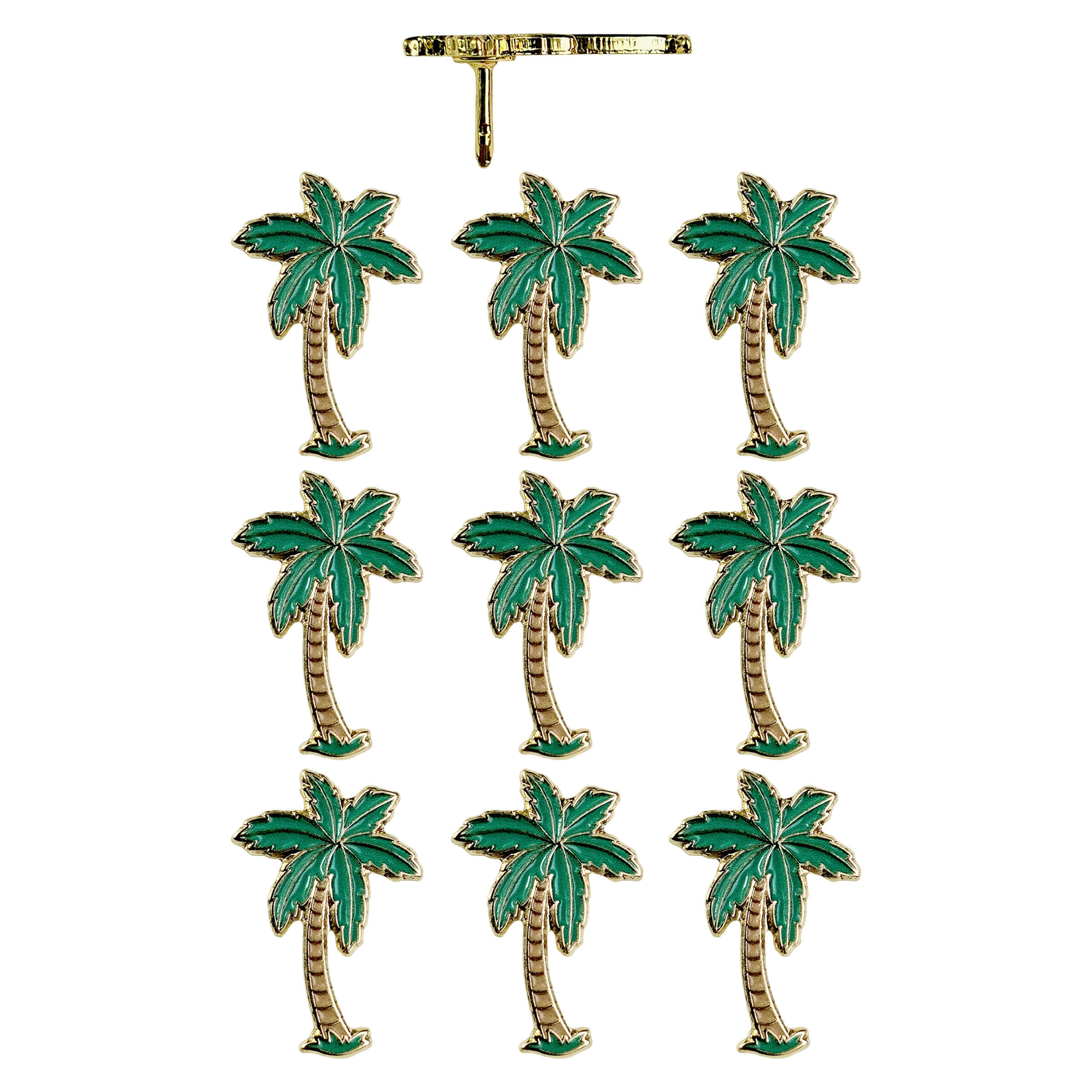 Palm Tree Push Pins - Custom Palm Tree Pins