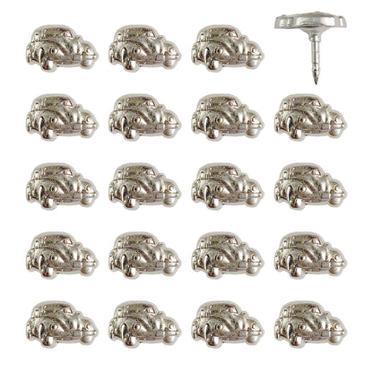 VW Bug Push Pins - Silver & Gold Volkswagen Bug Pins