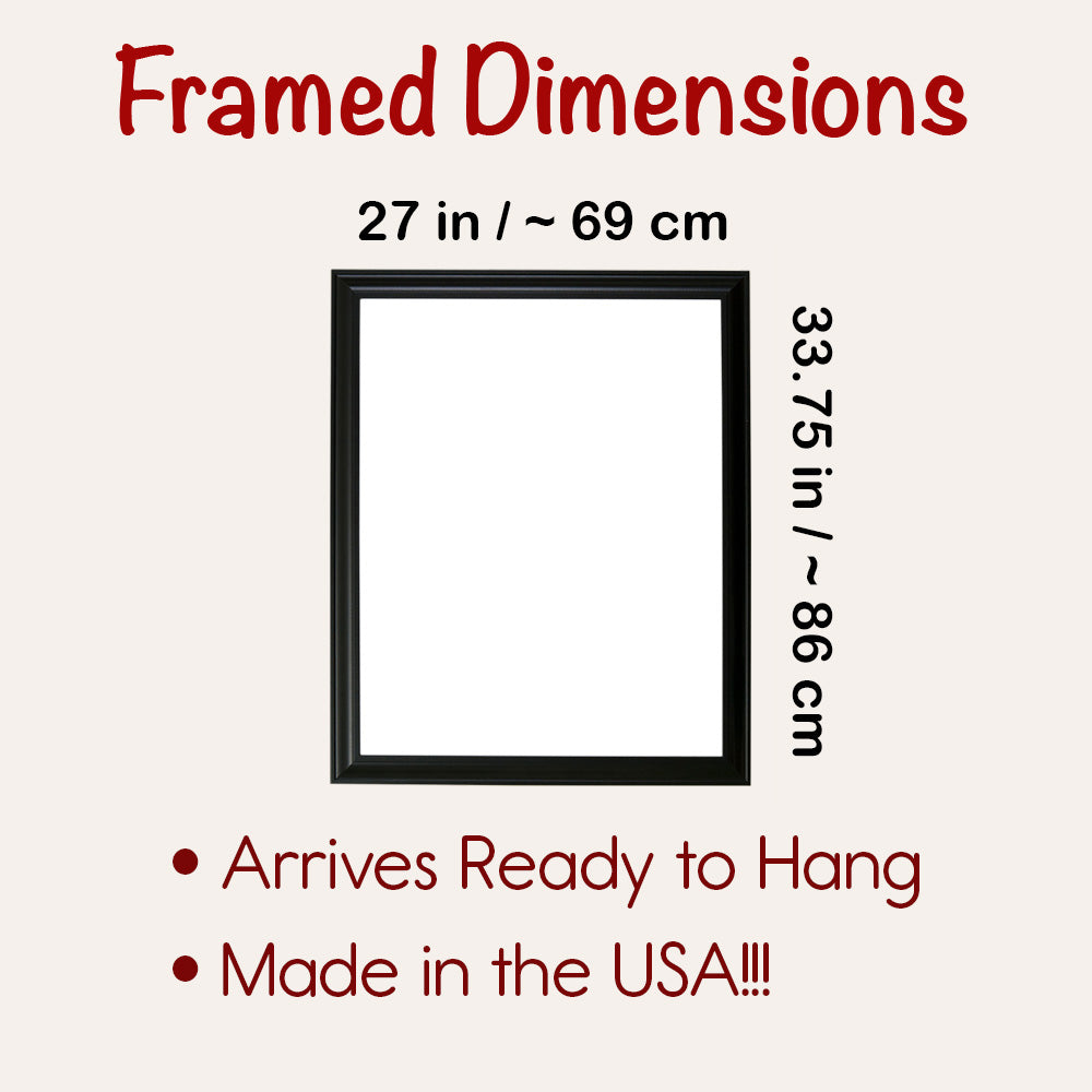 Outer Framed Dimensions