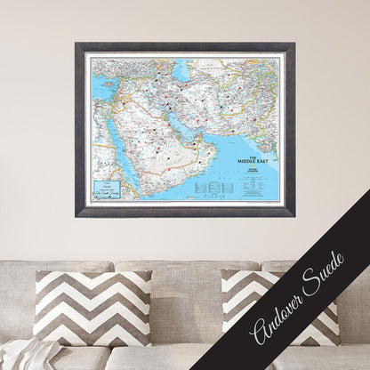 Canvas Classic Middle East  - Andover Suede Premium Frame