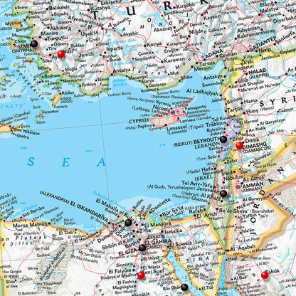 Canvas Classic Countries of the Mediterranean Close Up