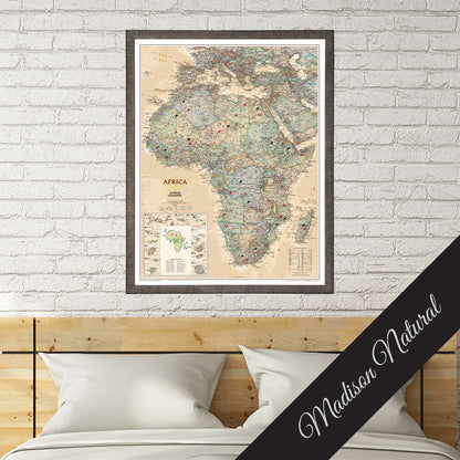Canvas Executive Africa - Madison Natural Premium Frame