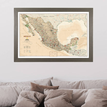 Canvas Executive Mexico - Barnwood Gray Frame