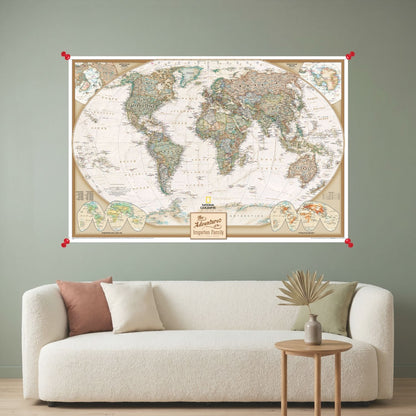 Executive World Canvas Poster