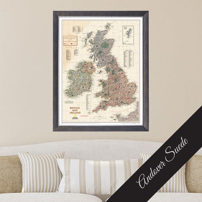 Canvas Executive Britain and Ireland - Andover Suede Premium Frame